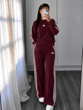 Conjunto Adidas vino